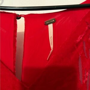 Free People Vibrant Red Dress